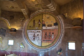 Interior Wall Paintings--Watch Tower
