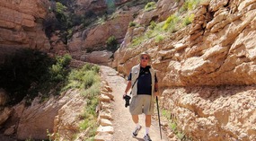 Beginning the long way down South Kaibab