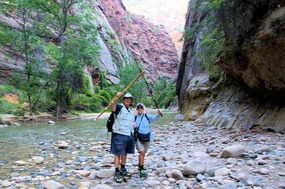Ready to Start the Narrows Hike