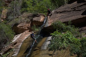 Repellers at Mystery Canyon Falls 
