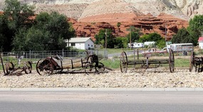 Cannonville Old Farm Equipment
