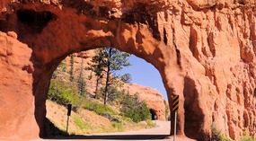 Tunnel in Red Canyon along Scenic Byway 12