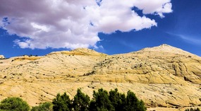  Beginning of Burr Trail Drive-Petrified Sand