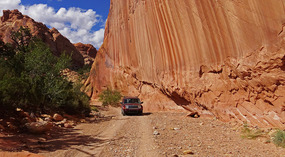 Returning along Muley Twist Canyon