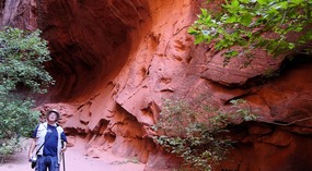 Slit Rock at beginning of Long Canyon