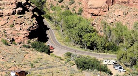 Near Calf Creek on Scenic Byway 12