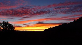 Sun Set from Top of Angel's Palace