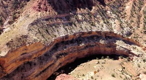 Sulphur Creek Canyon at Goosenecks