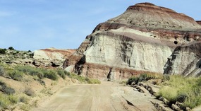 Continuing the drive--love these mountains