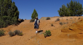 Trail Across Sand