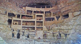 Diorama of Sinagua Life