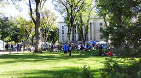 Festival in Courthouse Plaza