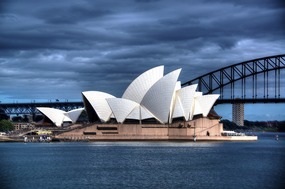 Opera House view from Mrs Macquarie's Point