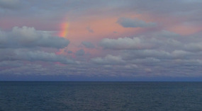 Coral Sea rainbow