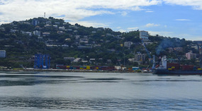 Cruising into Port Moresby