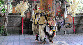 Barong-mythological animal represents good spirit