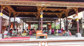 Village Women Preparing for Festival