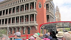 Admiring the Old Buildings