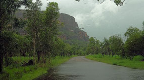 Nourlangie Rock -- road