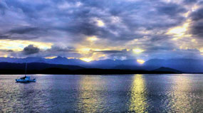 Sunset over the Inlet