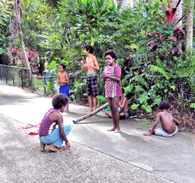 Children Performing--Kuranda