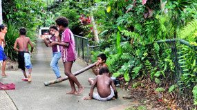 Children Performing--Kuranda