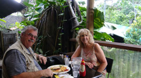 Lunch on Water Dragon Deck--Frogs