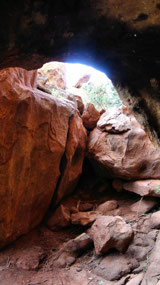Multitjulu Cave along Kuila Walk--Uluru