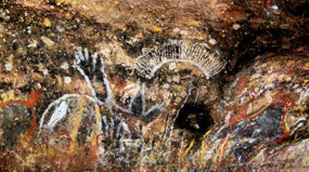 Cave Paintings--Uluru