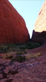 Narrow Walpa Gorge--Kata Tjuta