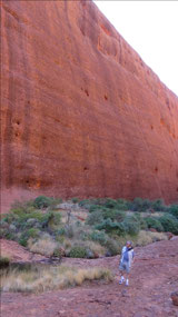 Towering Walls of Walpa Gorge--Kata Tjuta