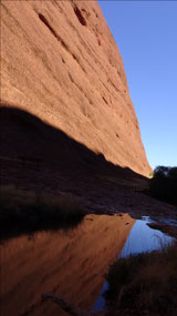 Water Hole along Walpa Gorge--Kata Tjuta