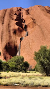 Uluru Rockface from Base Walk