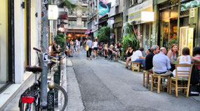 Winding our way through the streets