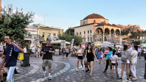 Finding our way in the Monastiraki area