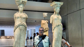 Columns dedicated to Athena - Museum