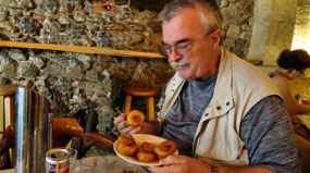 Loukoumades - hot out of the oven