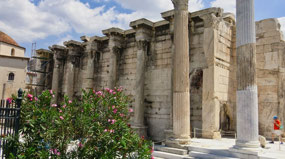 Hadrian Library - west wall
