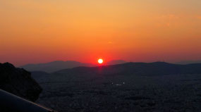 Sunset from Lycabettus Hill