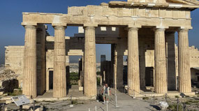 Walk through Propylaia