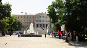 Snytagma Square Fountain & Parliament