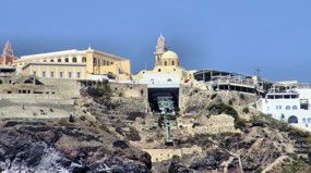 Fira--see the Cable Car