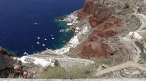 view from castle looking down