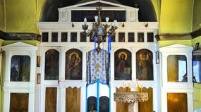 Interior of Agios Nikolaos church
