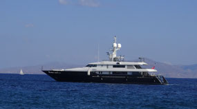 Nice Yacht cruising by