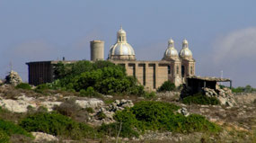 Dingli Village Church - view from Cliffs
