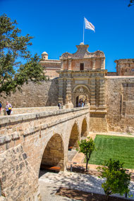 Mdina Walled City Main Entrance