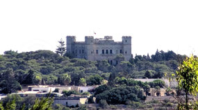 Verdala Palace - view from Cliffs