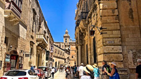 Walking through Mdina Streets