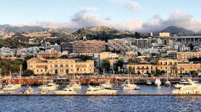 views of Messina cruising along coast